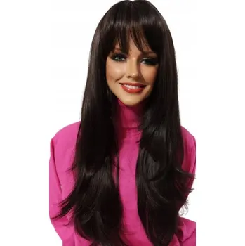 Paruka Paruka dlouhé syntetické vlasy hnědá monea