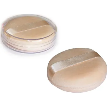 Velký kosmetický pudr v krabičce APLIKÁTOR sametový na make-up