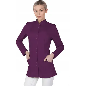 Dámské sako 46 DÁMSKÝ ZDRAVOTNICKÝ BLEJZR NA ZIP SE STOJÁČKEM, KOSMETICKÝ PLÁŠŤ 141SD