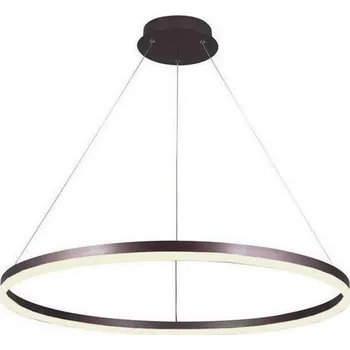 Brilagi - LED Stmívatelný lustr na lanku CIRCLE LED/55W/230V 3000-6500K hnědá+DO