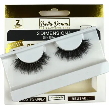 Umělé řasy UMĚLÉ HEDVÁBNÉ ŘASY NA PÁSKU 5D - D78