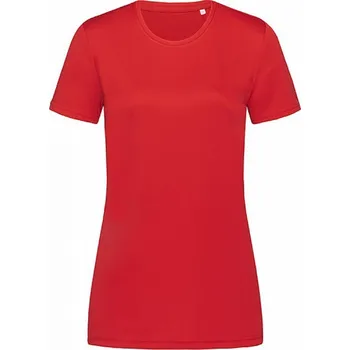 Dámské tričko Stedman Funkční dámské sportovní tričko Stedman 100% polyester Barva: červená rudá, Velikost: L S8100
