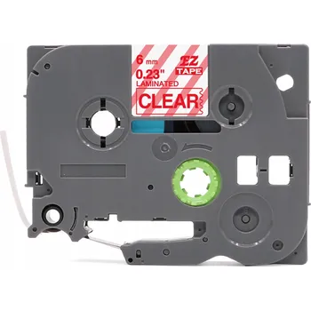 Pásek do tiskárny PÁSKA DO BROTHER TZ-112 6MM 8M PRŮHLEDNÁ TZe-112