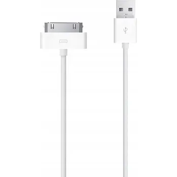 Datový kabel Kabel Toptel USB - Apple 30-pin, 1 m, bílý
