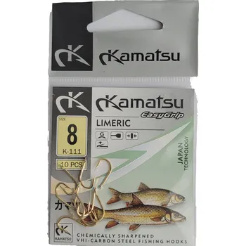 Rybářský háček Kamatsu LIMERIC K-111 háčky na dno a plovoucí Háčky 10 ks