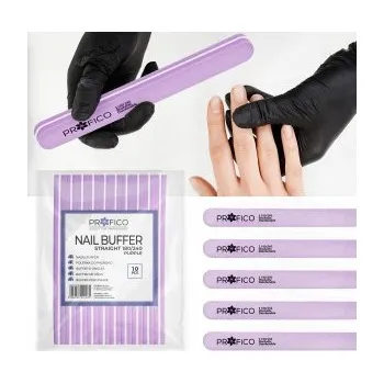 PILNÍK a LEŠTIČKA na nehty 180/240 ROVNÝ 10 Ks