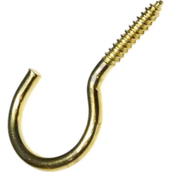 Vrut Háček s vrutem do dřeva / hmoždinky 50x3,6mm, pomosazený