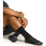 Pánské merino turistické ponožky ICEBREAKER Mens Hike+ Light Crew, Black/Obsidian velikost: 39-41,5 (S)