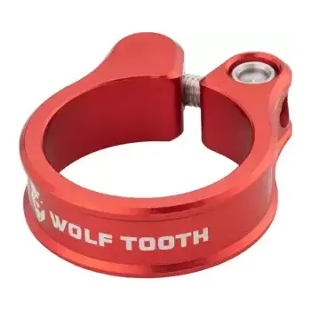 Sedlovka WOLF TOOTH sedlová objímka 39.7mm červená