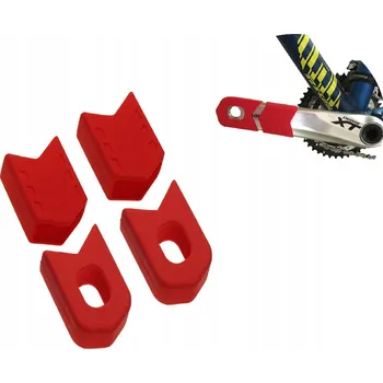 Pouzdro na mobilní telefon OCHRANA KLIK JÍZDNÍHO KOLA ENLEE UNIVERZÁLNÍ SILIKONOVÁ ČERVENÁ 2 KUSY