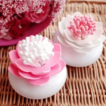 Dóza na potraviny Dóza na vatové tyčinky - lotos