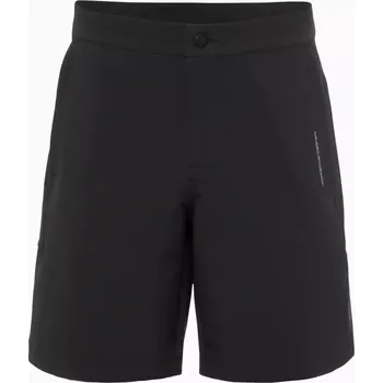 Pánské kalhoty PORSCHE DESIGN Leisure shorts Krátké kalhoty šortky s elastickým pasem a logem černá (Lehké volnočasové kraťasy se značkovým drukem a stahovací šňůrkou.)