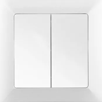 vypínač Dvojitý vypínač Klasik Timex-Elektro bílý WP-2 Pr BI