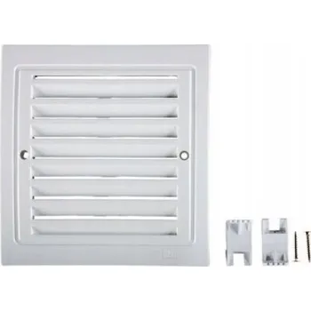 Větrací mřížka Ventilační mřížka Ventilační Hydroland bílá