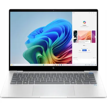 Notebook Notebook HP aptop Copilot+ PC Snapdragon AI 2,2k 14" Qualcomm Snapdragon 16 GB / 512 GB stříbrný