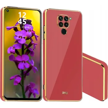 Pouzdro na mobilní telefon Zadní Kryt RCBR pro Xiaomi Redmi Note 9 GLAMOUR COLOR CASE červený