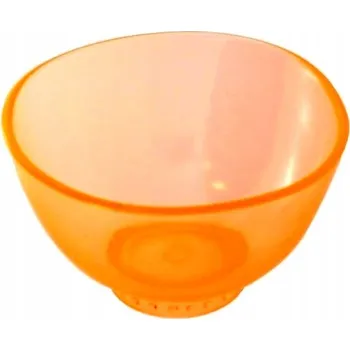 Miska pro psa SILIKONOVÁ MISKA NA ŘASY, JÍL, ORANŽOVÁ, VELIKOST S