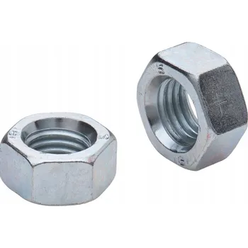 Matice Šestihranná matice pozink M12 DIN 934 třída 8, 10 kg