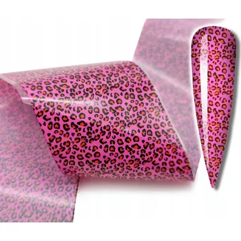 FÓLIE NA NEHTY TRANSFEROVÁ 100cm x 4cm - PANTER VZOR
