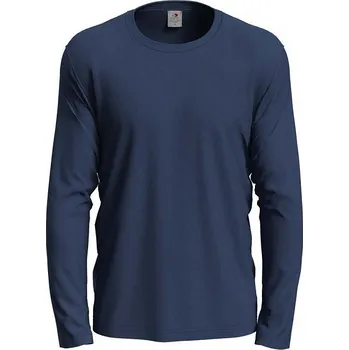 Pánské tričko Stedman Pánské Oeko-Tex tričko Stedman s dlouhým rukávem 160g/m Barva: modrá námořní, Velikost: S S240