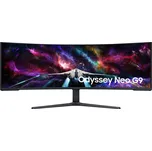 Samsung G95NC počítačový monitor 144,8 cm (57") 7680 x 2160 px Dual UHD LED Černá, Bílá