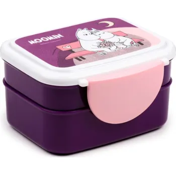 Svačinový box Svačinový box s příborem Bento box - Mumínek