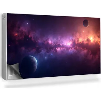 Obraz Magnetická podložka na radiátor, kryt na topení 110 x 60 cm fialová