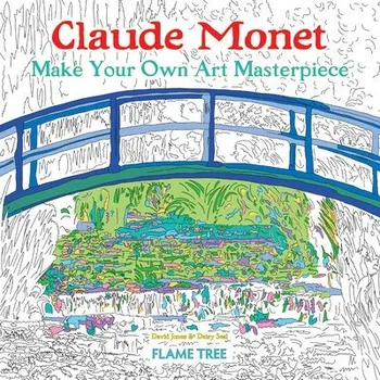 Cizojazyčná kniha Claude Monet (Art Colouring Book) - Seal, Daisy
