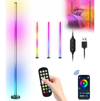 Stojací lampa 120CM STOJACÍ LED LAMPA RGB VHODNÁ PRO DEKORACE NA PÁRTY