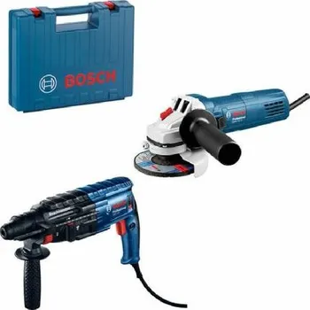 úhlová bruska Bosch Nářadí - Sada vrtacího kladiva 790 W a úhlové brusky 750 W 0615990M8H