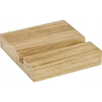 Obraz Dřevěný STOJÁNEK pod TELEFON Dubový čtvercový