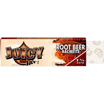 Juicy Jays 1 1/4 Root Beer ochucené krátké papírky 32 ks 1 ks