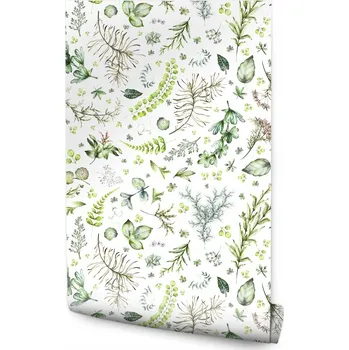 Fototapeta Tapeta s listy kapradí do chodby nebo obýváku