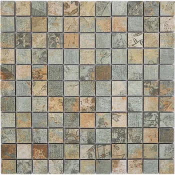 Obklad Gresová mozaika WzorcowniaStudio 29,5 x 29,5 cm, odstíny hnědé a béžové