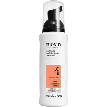Vlasová regenerace Nioxin - System 4 Scalp + Hair Thickening - péče o barvené, viditelně řídnoucí vlasy Masky a kúry na vlasy 100 ml unisex