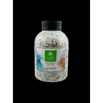 Koupelová sůl Kłodawská sůl s levandulí v lahvi 600g.