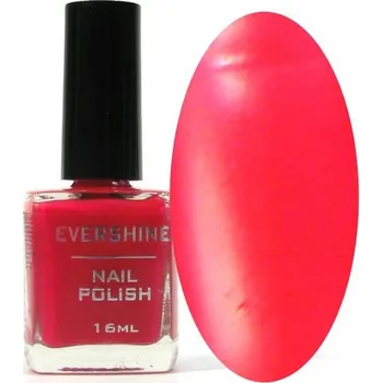Lak na nehty Klasický lak na nehty EVERSHINE 16 ml – dlouhotrvající barva, neonově růžová