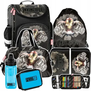 Školní batoh SADA PASO MARVEL ŠKOLNÍ BATOH VAK PENÁL TAŠKA