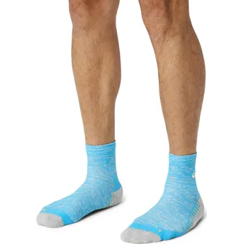 Pánské ponožky Kotníkové funkční ponožky Asics PERFORMANCE RUN SOCK QUARTER modré 3013A979-400 - 47-49 | UK 7,5 | US 9,5