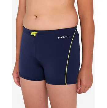 Pánské plavky DECATHLON Chlapecké boxerkové plavky 100 Plus 8 LET MODRÁ|ZELENÁ|ŽLUTÁ