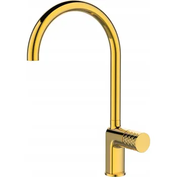 Vodovodní baterie Kuchyňská stojánková baterie Sea-Horse OVE GOLD zlatá