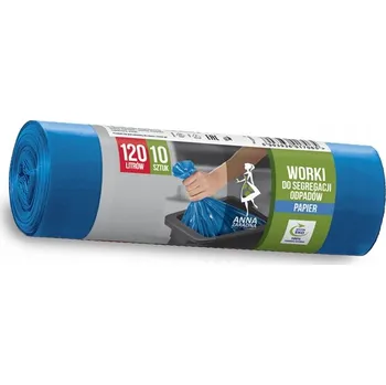 Pytle na odpadky Pytle na tříděný papír Anna Zaradna 120 l, 10 ks