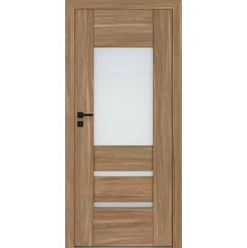 Interiérové dveře Interiérové rámové dveře REVA 3 s obdelným a horizontálním prosklením. Dveře mají rám z MDF desky.
