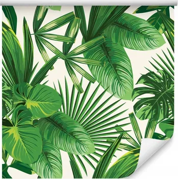 Fototapeta Tapeta do ložnice tropické listy zeleň příroda