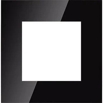 Rámeček skleněný rámeček černý pro moduly MIUUN