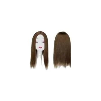 Paruka Tupé světle hnědé, topper bez ofiny, příčesek, poloviční paruka, clip-in, jako PŘIROZENÉ