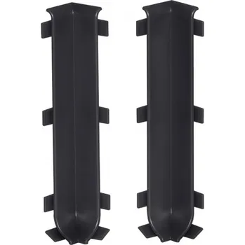 soklová lišta Vnitřní roh Creativa by Cezar PVC 1 x 100, délka 1 cm, šedý