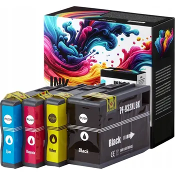 4x NÁPLNĚ DO TISKÁRNY HP OFFICEJET 933 XL 6100 6600 6700 7510 7612 7110