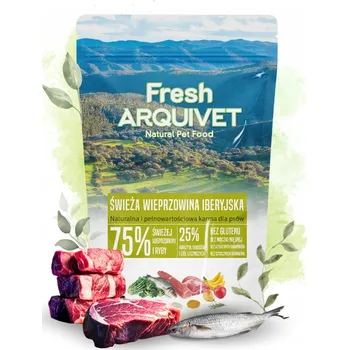 Krmivo pro psa Arquivet čerstvé poloměkké krmivo pro psy s vepřovým masem 100 g bez kuřecího masa