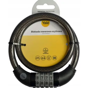 Zámek na kolo Zabezpečení jízdního kola lankem Yale YECC1/12/65/1